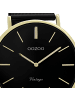 Oozoo Analog-Armbanduhr Oozoo Vintage Series schwarz groß (ca. 40mm)