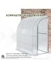 Outsunny Foliengewächshaus 200L x 100B x 215H cm Weiß