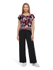 Betty Barclay Blusenshirt mit Aufdruck in Black/Dark Red