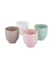 Butlers Blumentopf mit Sockel Ø10 cm GLAZE in Rosa