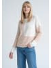 mimo Women Sweater in WHITE BEIGE CAMEL