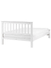 Beliani Doppelbett MAYENNE in Weiß - (W) 129 x (H) 88 x (L) 208 cm