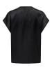 JACQUELINE de YONG Kurzarm Bluse V-Ausschnitt Business T-Shirt JDYFIFI in Schwarz-2