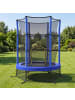 SONGMICS Kindertrampolin Saul in Blau - (H)189 x (D)174 cm