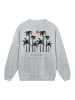 F4NT4STIC Sweatshirt Escape Discover the World Palm Trees in grau meliert