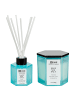 Beliani 2-tlg Kerze CLASSY TINT in Blau