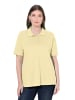 Ulla Popken Poloshirt in blassgelb