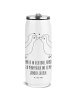 Mr. & Mrs. Panda Sport Trinkflasche Pinguine Kuss mit Spruch in Weiß