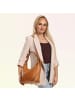 Toscanto Toscanto Schultertasche Leder tan, hellbraun ca. 37cm