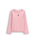 Coccodrillo Geripptes langarmshirt in rosa