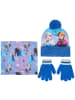 Disney Disney Frozen Kinder 3 Teilig Mütze & Schal & Handschuhe Set in Blau