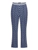 Betty Barclay Casual-Hose Slim Fit in Dunkelblau/Weiß