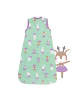 Schlummersack Babyschlafsack, 1.0 TOG in Mint-Lila