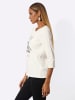 creation L Shirt in ecru-schwarz-bedruckt