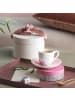 Villeroy & Boch 6er Set Espressotassen mit Untertassen Rose Garden 70 ml in weiß