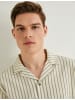 KOTON Shirt in Khaki Gestreift