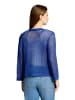 Betty Barclay Grobstrickjacke mit Lochmuster in Electric Blue