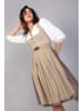 Edelnice Midi Dirndl Edith Champagner in creme
