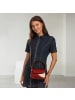Florence Florence Handtasche Leder bordeauxrot, braun ca. 20cm