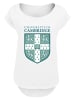 F4NT4STIC Long Cut T-Shirt University Of Cambridge Shield in weiß