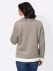 WITT WEIDEN Fleece-Jacke in taupe-meliert