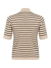 KAFFE curve Strickpullover KClizzy Regular fit in Feather Gray / Black Stripe