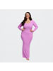 CFAB Maxi-Kleid in Violett