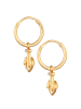 Elli Ohrringe 925 Sterling Silber Anker in Gold