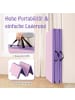 COSTWAY Gymnastikmatte 240x117x5cm in Lila