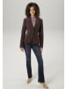 Aniston CASUAL Jackenblazer in dunkelbraun