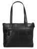 SPIKES & SPARROW Shopper echt Leder in schwarz
