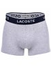 Lacoste Boxershort 3er Pack in Blau/Grau