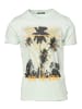 KOROSHI Kurzarm T-Shirt in grun