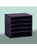 relaxdays Dokumentenablage in Schwarz - (B)35,5 x (H)33 x (T)25 cm