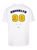 F4NT4STIC Heavy Oversize T-Shirt Brooklyn 98 NY OVERSIZE TEE in weiß