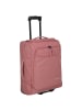 travelite Kick-Off - 2-Rollen-Kabinentrolley S 55 cm (schwarz) in rose