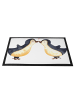 Mr. & Mrs. Panda Schmutzmatte Pinguin Liebe ohne Spruch in Schwarz