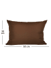 JACK 2er Set Outdoor Kissenhülle 30x50cm Uni in Braun