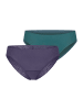 Schiesser Rioslip Invisible Soft Lace in indigo,grün