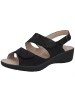 Solidus Komfort Sandalen für Damen in schwarz