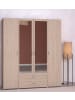 58 aufm Kessel KLEIDERSCHRANK 4-trg. mit Spiegel Parisot Daily 13 Dekor Eiche Jackson