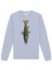 wat? Apparel Sweatshirt Forelle in Serene Blue