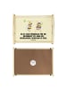 Mr. & Mrs. Panda Holz Tablett Hummeln Kleeblatt mit Spruch in Gelb Pastell