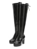 LASCANA Belle Affaire Overkneestiefel in schwarz