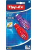 Bic Korrekturroller Micro Tape Twist, 2 Korrekturmäuse, drehbare Schutzkappe, 8 m