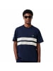 Lacoste Rundhals T-Shirt für Herren in marineblau