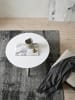 KADIMA DESIGN Design Couchtisch MDF Holz weiß matt Gestell Metall ø 80 cm