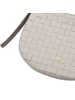 DuDu Hispani Schultertasche Leder 32 cm in pearl grey