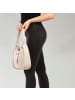 Florence Florence Schultertasche Leder beige ca. 30cm