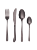 Butlers Besteck-Set KINGS 4-tlg. in Schwarz
